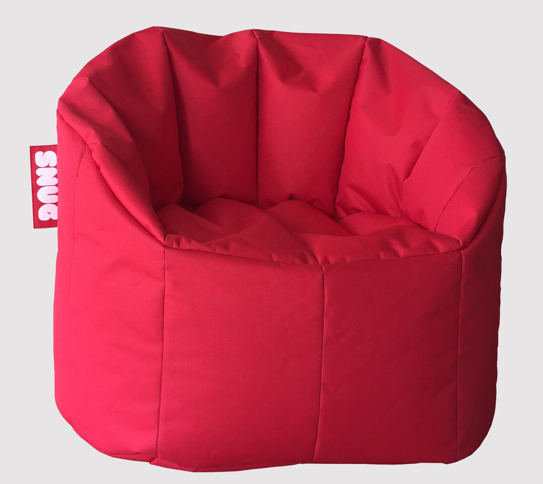 Snug Bean Bag Chair Red Quality Home Furniture McVann Furniture