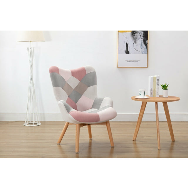 Patchwork best sale accent chair