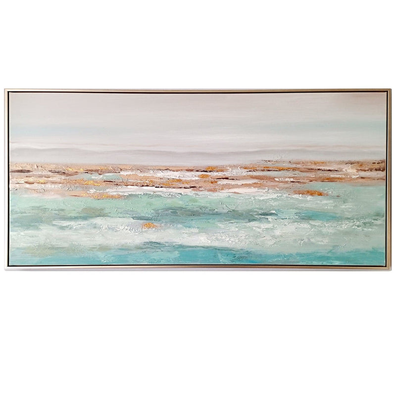 Framed Oil Painting - Shoreline