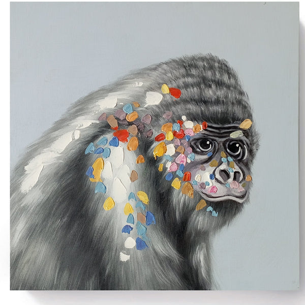 Canvas Oil Painting - Gorilla