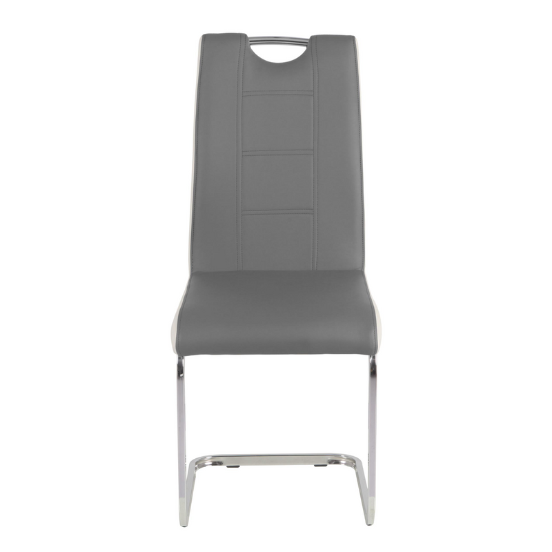 Trento Chair Dark Grey PU