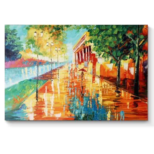 Canvas Oil Painting - Old Quarter