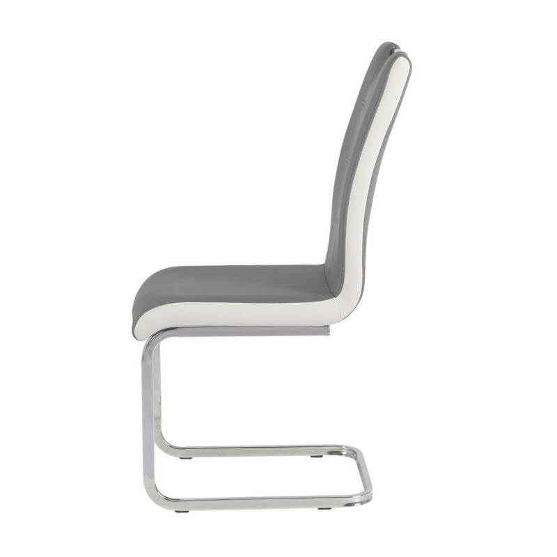 Trento Chair Dark Grey PU