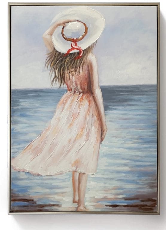 Framed Oil Painting - Summer Dream Dress