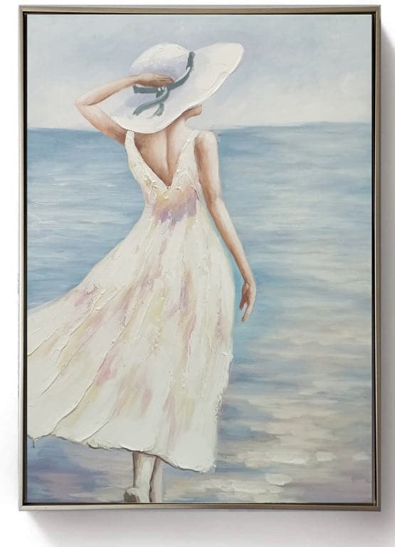 Framed Oil Painting - Summer Dream Dress Mist