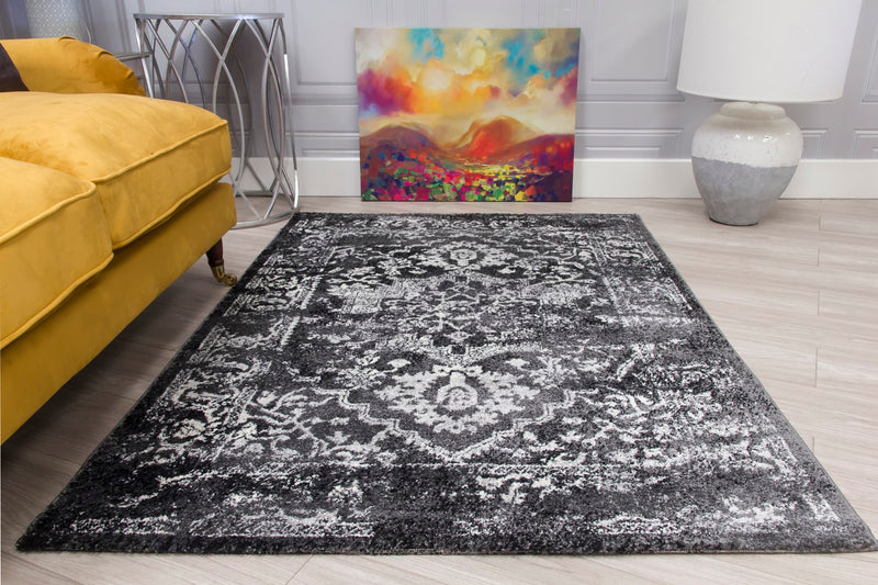 Anita MEDALLION Rug GREY