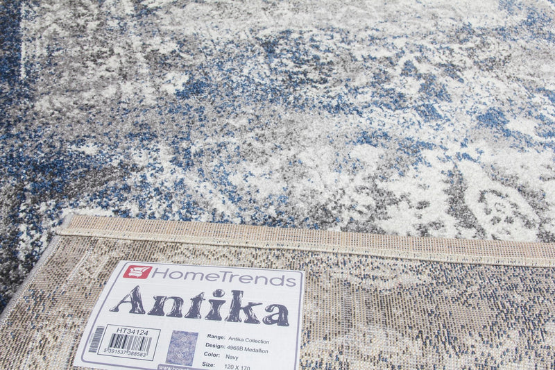 Anita MEDALLION Rug NAVY