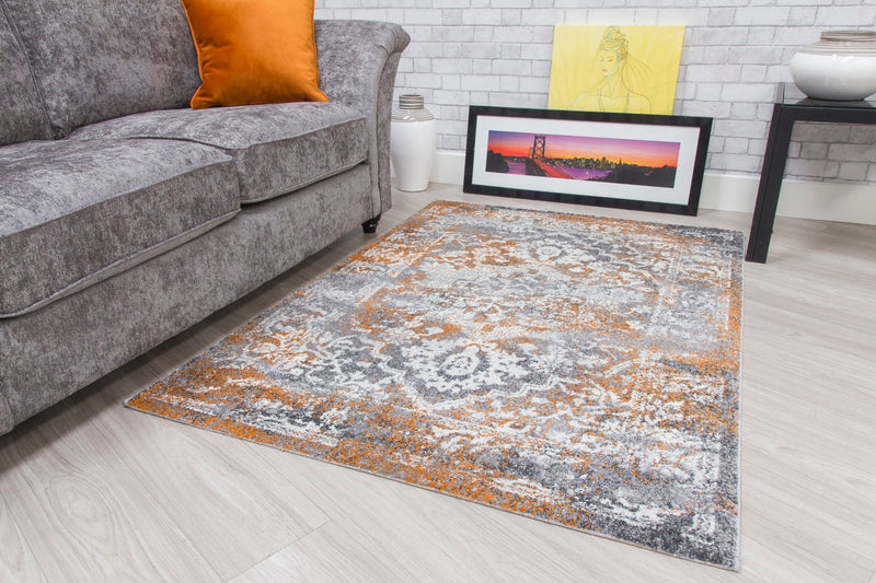 Anita MEDALLION Rug PUMPKIN