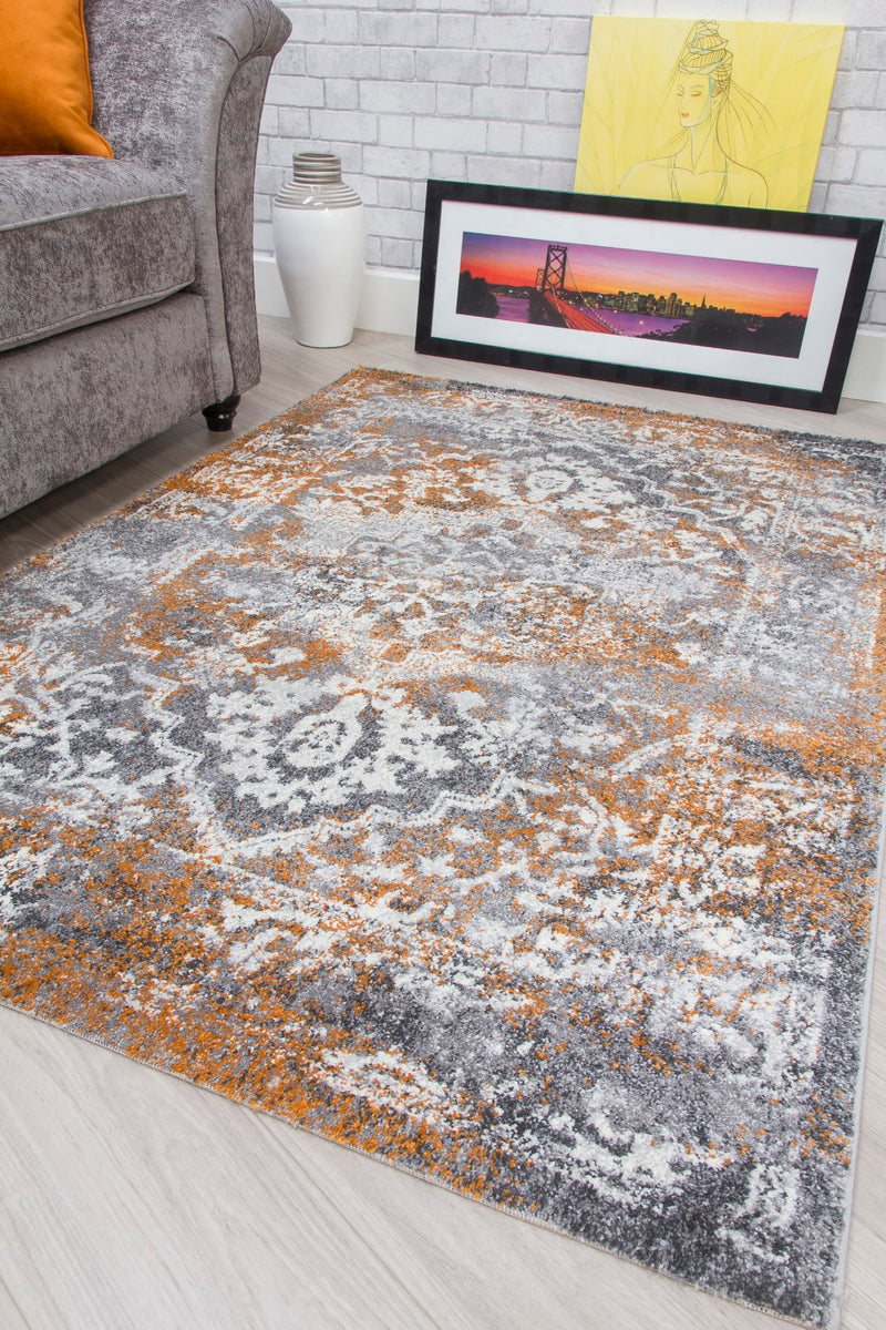 Anita MEDALLION Rug PUMPKIN