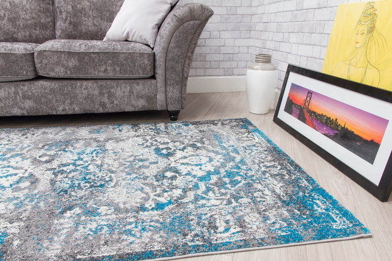 Anita Medallion Rug Teal