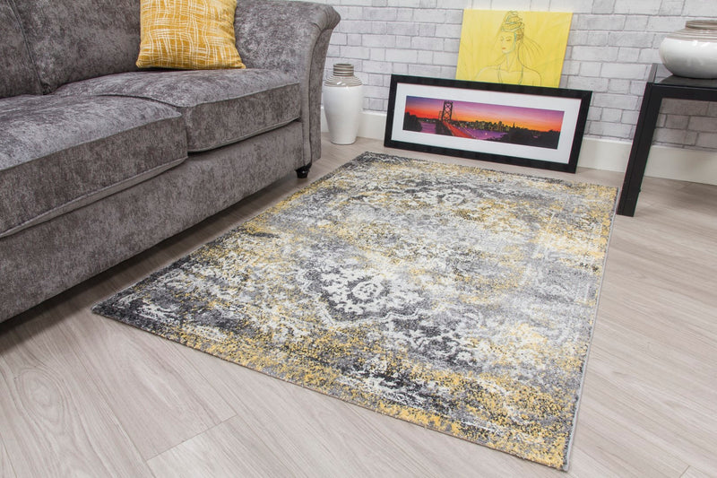 Anita MEDALLION Rug YELLOW