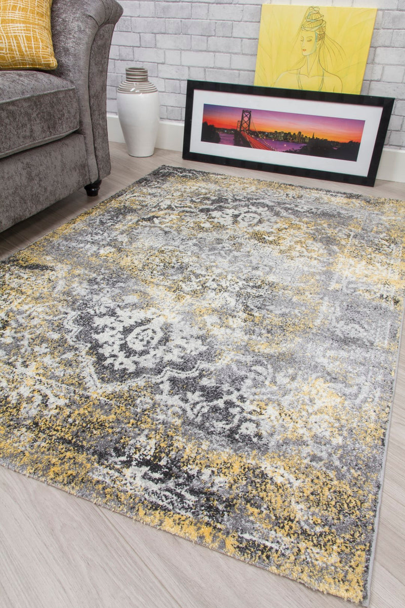 Anita MEDALLION Rug YELLOW