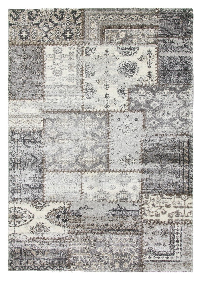 Anita PATCHWORK Rug GREIGE