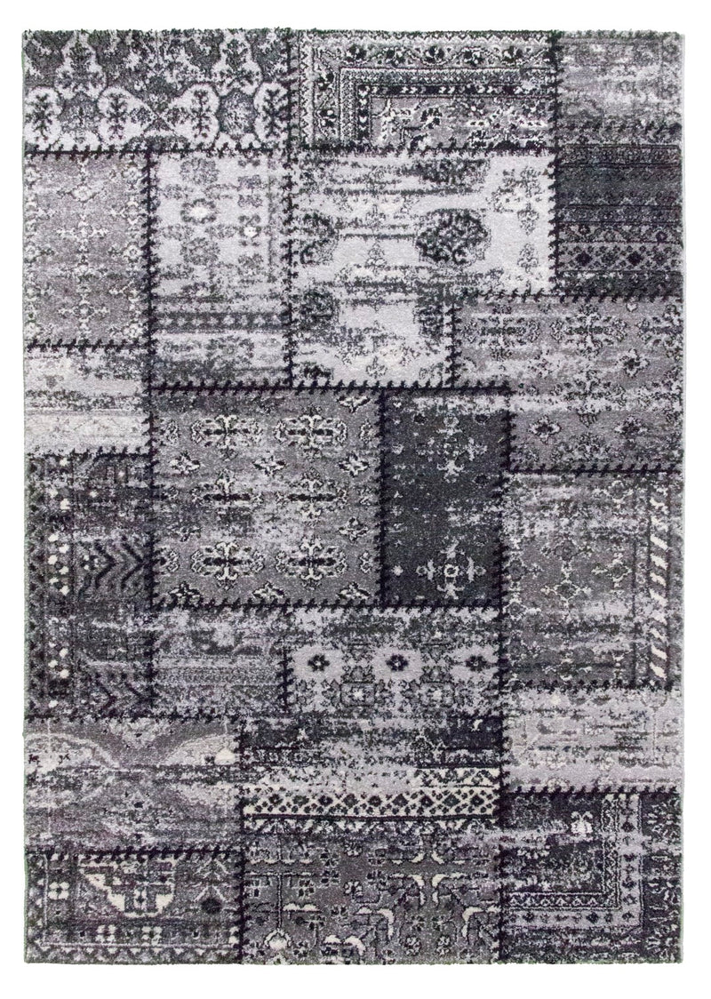 Anita PATCHWORK Rug GREY