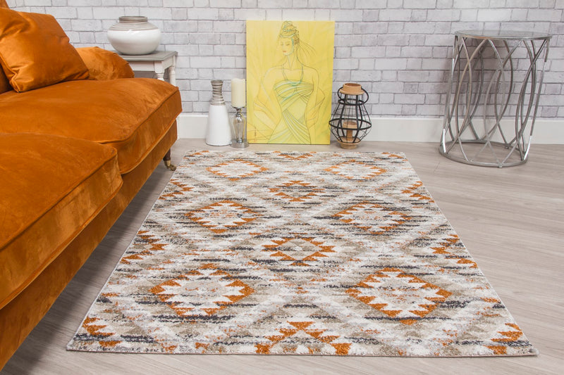 Arlene AZTECA Rug PUMPKIN