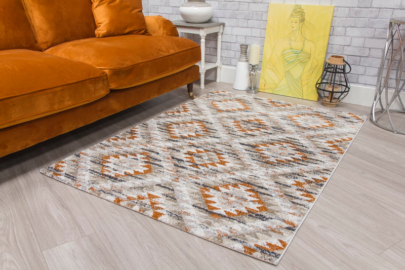 Arlene AZTECA Rug PUMPKIN