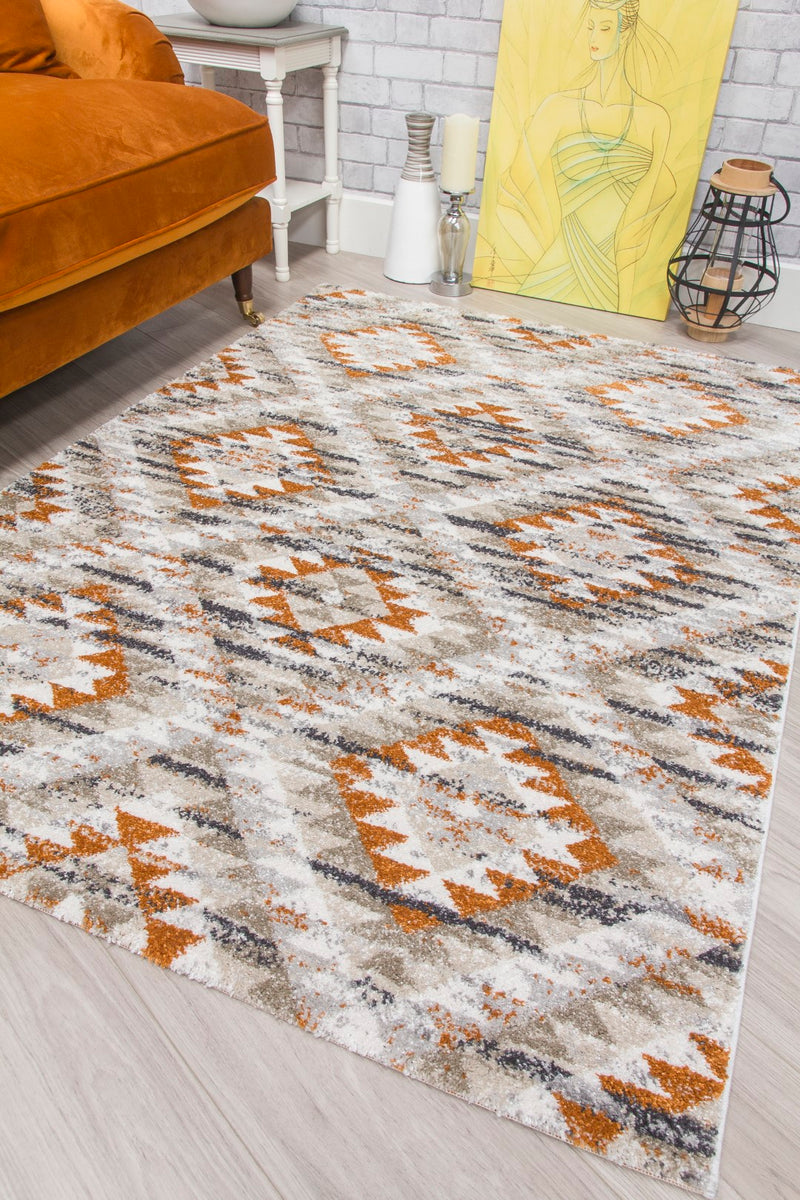 Arlene AZTECA Rug PUMPKIN