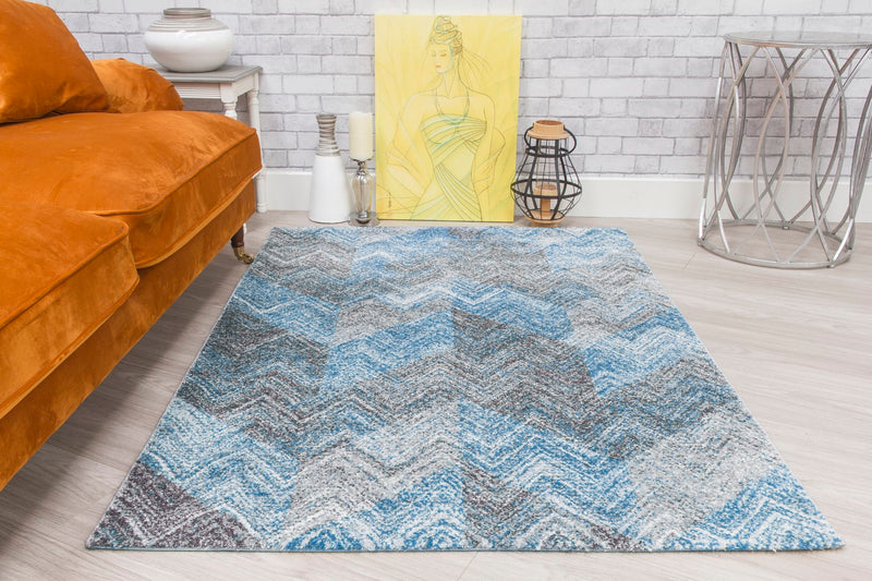 Arlene CHEVY Rug BLUE