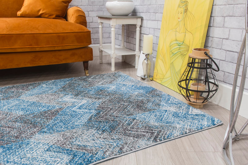 Arlene CHEVY Rug BLUE