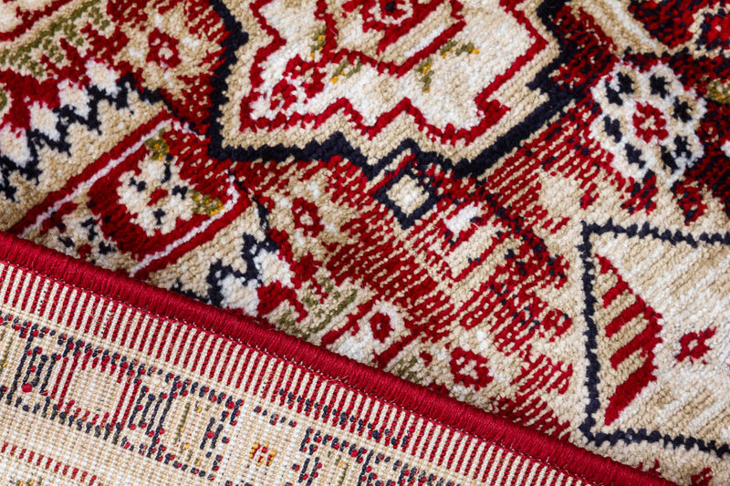 Azza Medallion Rug Red