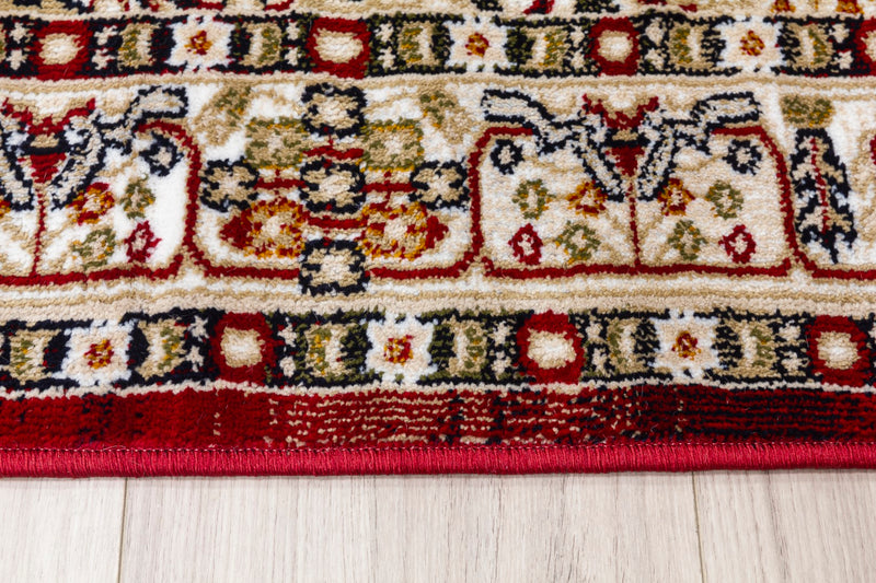 Azza Medallion Rug Red