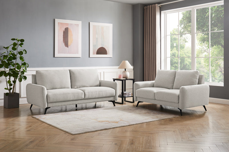 Barnes 2 Seater Sofa Fixed - Oatmeal