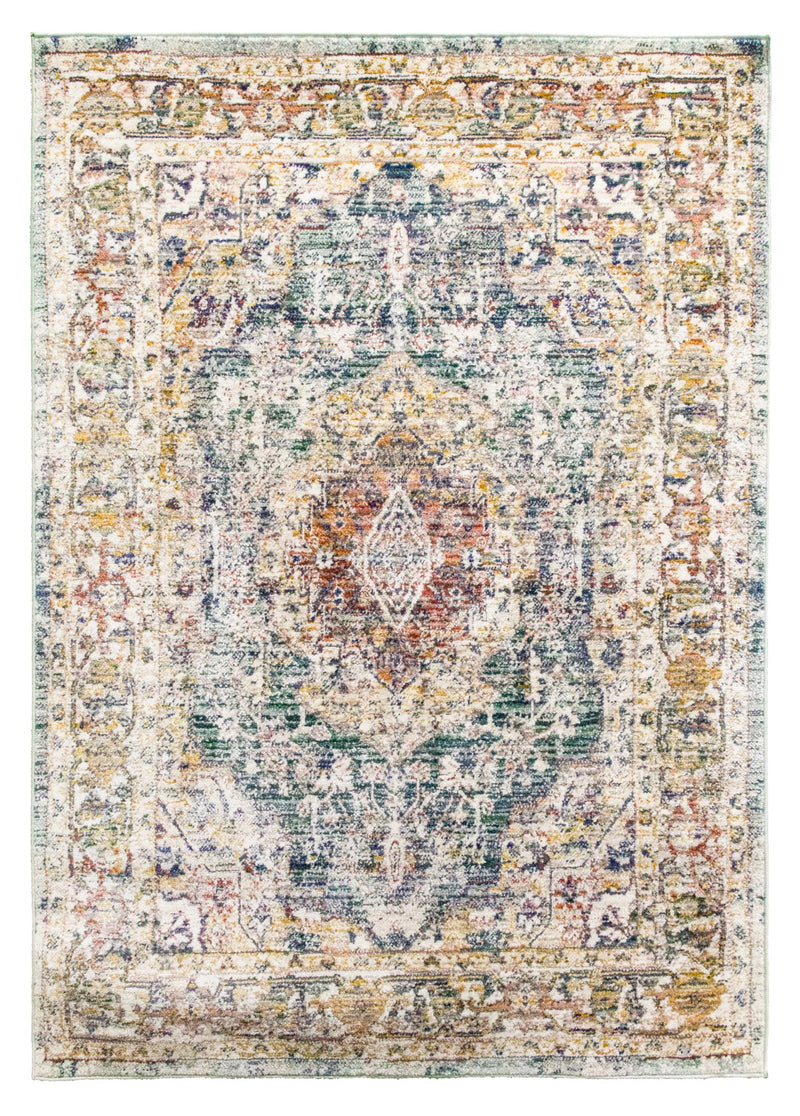 Boa Medallion Rug Green