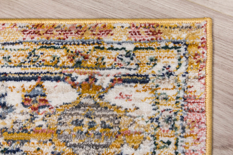 Boa Medallion Rug Ochre