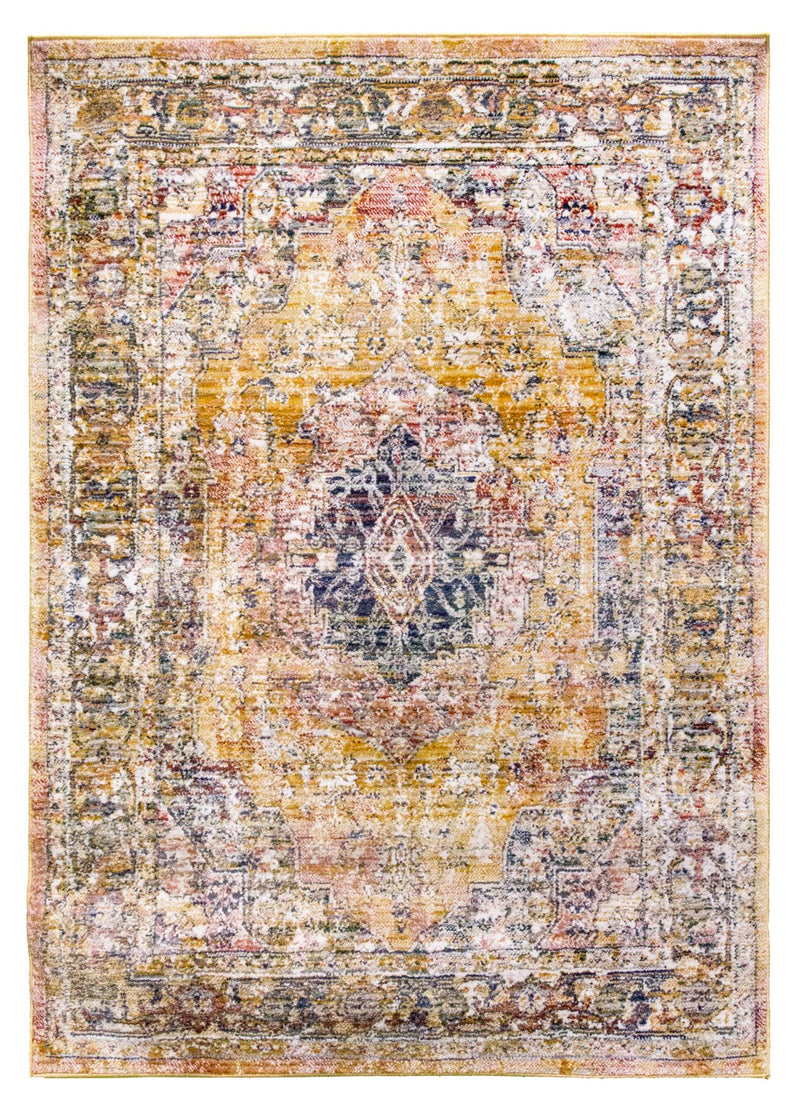 Boa Medallion Rug Ochre