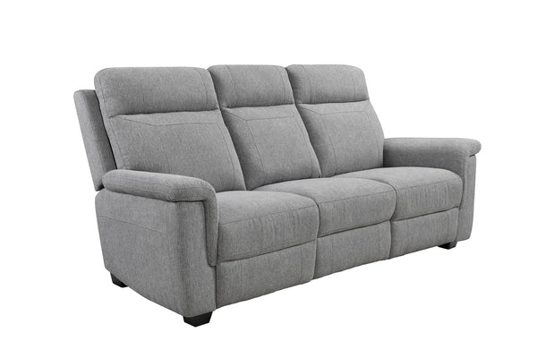 Duke 3 Seater Fixed Sofa - Grey