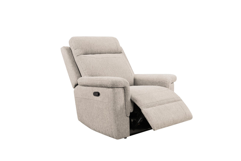 Duke 1 Seater Manual Recliner - Beige