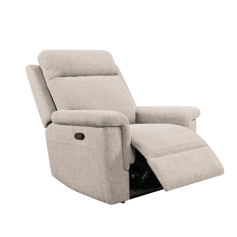 Duke 1 Seater Manual Recliner - Beige