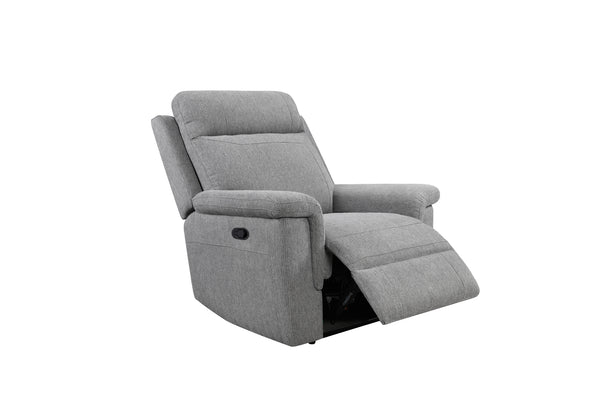 Duke 1 Seater Manual Recliner - Grey