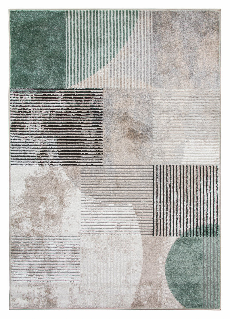 Casimira Geo Rug Green