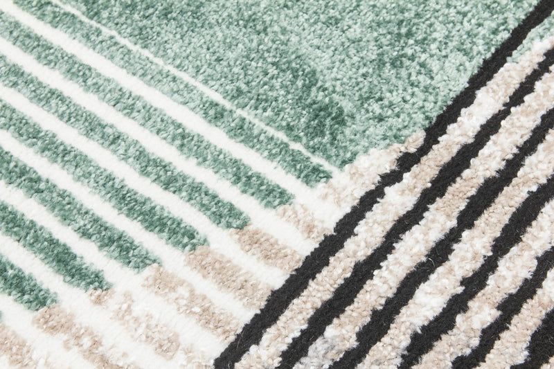 Casimira Geo Rug Green