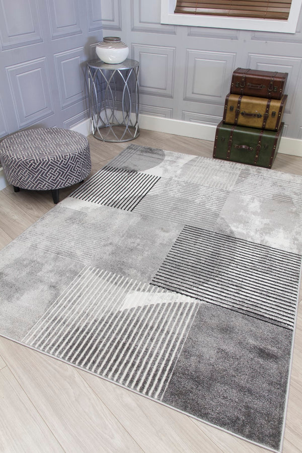 Casimira Geo Rug Grey