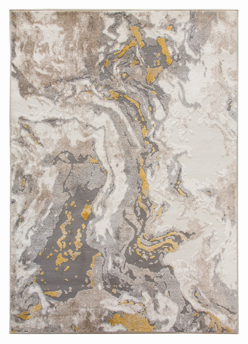 Casimira Marble Rug Ochre