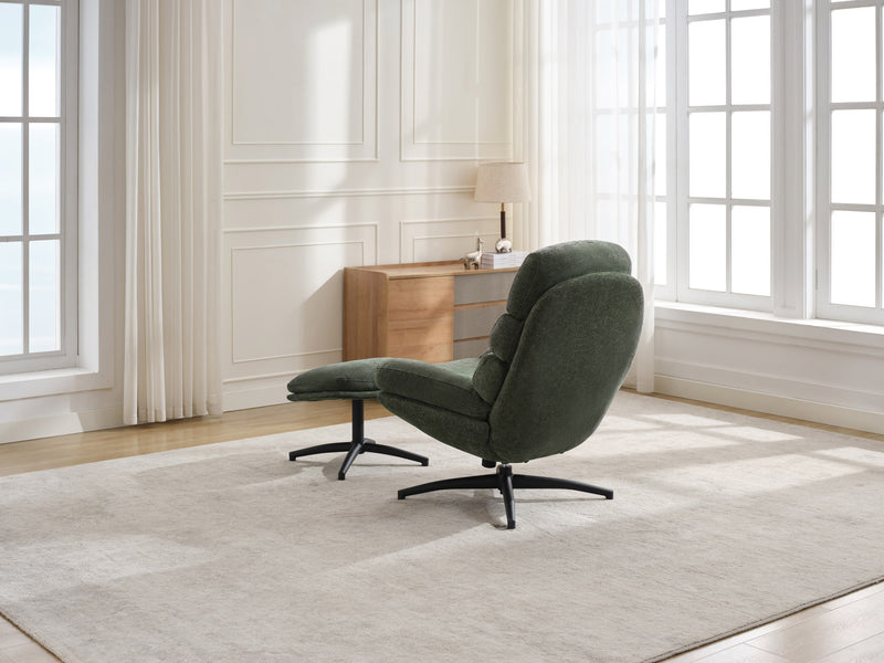 Kent Leisure Chair w/Footstool Winter Moss