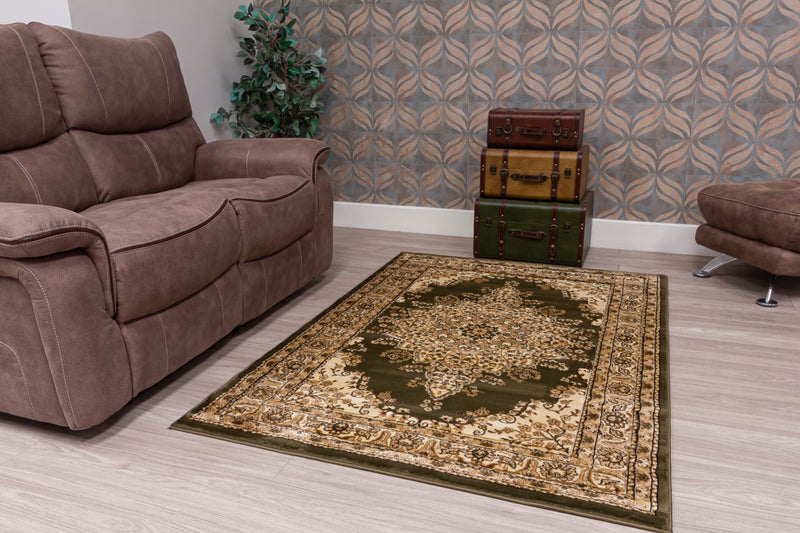 Timeless Medallion Rug Green