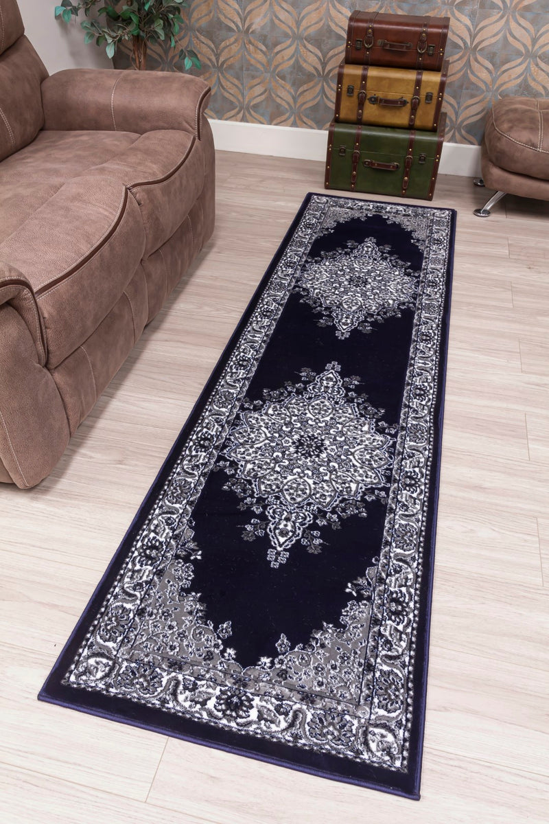 Timeless Medallion Rug Navy