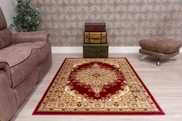 Timeless Medallion Rug Red