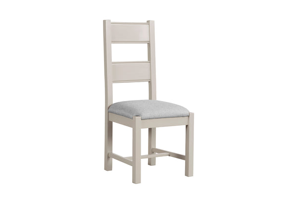 Dunne Dining Chair Fabric Seat - Grey