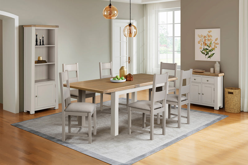 Dunne Extending Dining Table 1200/1650 - Taupe