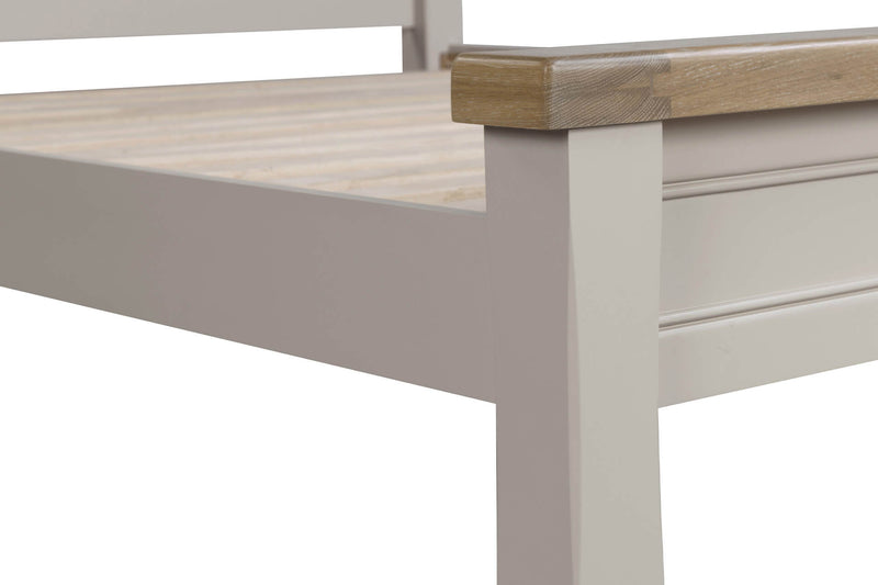 Dunne Bed 6' Low Footboard - Taupe