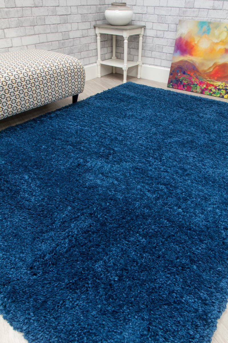 Shaggy Rug Blue