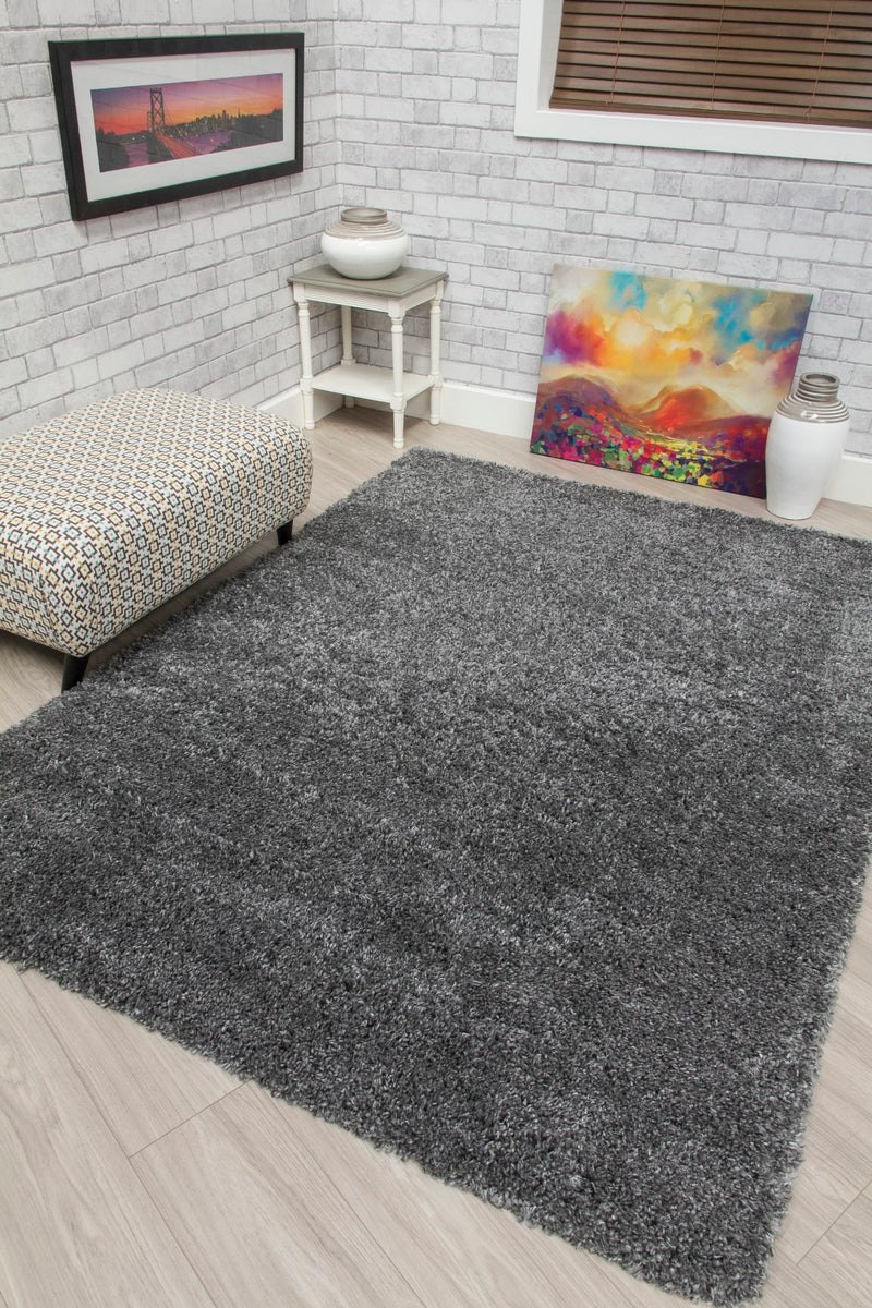 Shaggy Rug Dark Grey