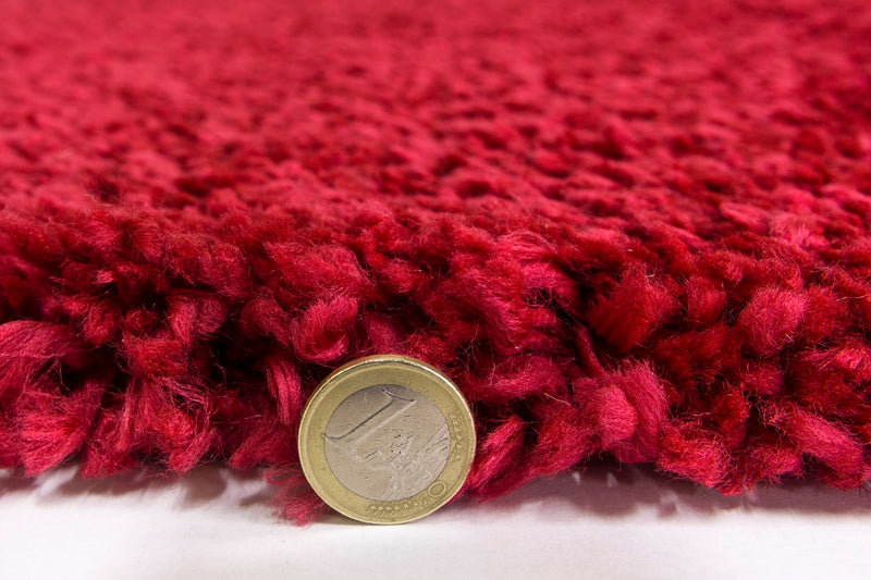 Shaggy Rug Red