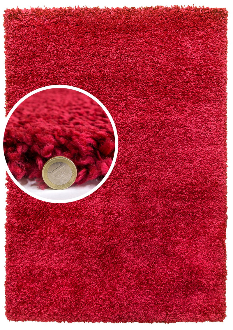 Shaggy Rug Red