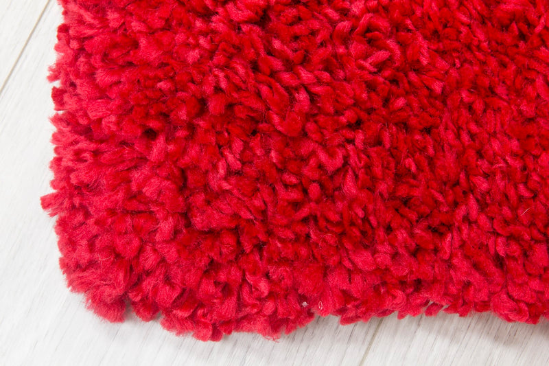 Shaggy Rug Red