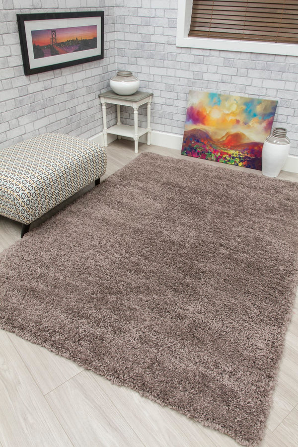 Shaggy Rug Taupe